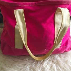 J. CREW Mini Tote Bag in Hot Pink